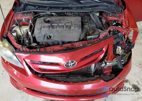 2011 Toyota Corolla Base from USA, damaged, VIN 2T1BU4EE7BC727816